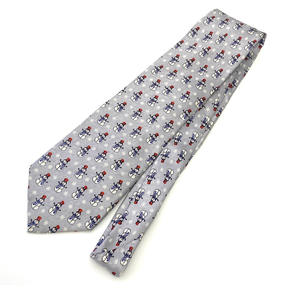 Jos A. Bank Miracle Collection "Frosty the Snowman" Silk Necktie